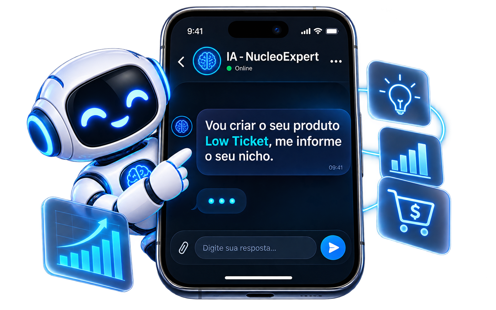 IA NucleoExpert: Robôs que Fazem Tudo Por Você